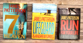 James Patterson Lot Of 3 Hardcover Books With Dust Jackets Excellent Condition - £13.26 GBP