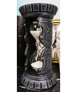 Gothic Pentagram Wicca Circle RIP Bats And Skulls Faux Stone Sand Timer ... - $37.61 CAD