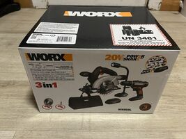 Worx 20V Combo Kit with Drill, Circular Saw and Flex Light, Model# WX959L - $112.53