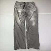 Prana Jeans Mens 34x30 Stretch Slim Fit Pants Cotton Blend Gray - $420.39 MXN