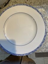 RALPH LAUREN MANDARIN BLUE 1pc DINNER PLATE 10.75 BLUE/NAVY/WHT PRE OWNE... - $36.97