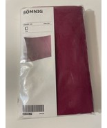 Ikea SOMNIG 26&quot; x 26&quot; EURO Square Sham Dark Pink Bedding Pillowcase - £7.85 GBP