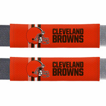 Cleveland Browns NFL 2 Pack Rally Seat Belt Shoulder Pad Covers Car Auto - $208.17 MXN