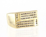 Diamond Unisex Cluster ring 14kt Yellow Gold 389769 - £973.54 GBP