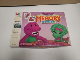 Barney Memory Card Game 1993 Milton Bradley Picture Cards Vintage COMPLETE - $14.95