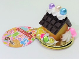 AMUSE Luxury Sweets Candy House Bag Charm / Keychain - 2000s From Japan - £10.88 GBP