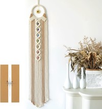 Boho Macrame Wall Hanging for Bedroom Dream Catcher Wall Decor - £28.77 GBP