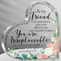 Spiareal Friends Gifts for Women Friendship Bestie Plaque for Female Best Sunflo - £14.41 GBP