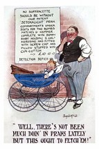 rp13127 - Comic Suffragette - Man and baby in pram - print 6x4 - $2.80