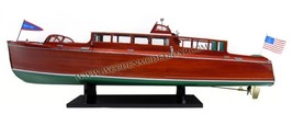 Gia Nhien SB0103P 1929 Chris Craft Commuter Cruiser Wooden Model Speed Boat - £300.03 GBP
