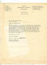Superintendent of Education Marengo County Linden Alabama Signed Letter ... - $17.82