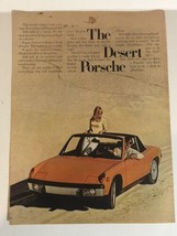 1973 Desert Porsche 914  Vintage Print Ad Advertisement pa12 - £6.17 GBP