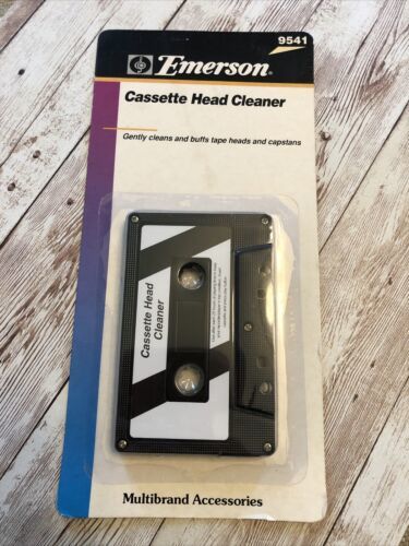 Vintage EMERSON Cassette Head Cleaner 9541 NEW SEALED - $8.90