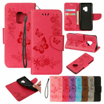 Butterfly Leather Flip Wallet Phone Case Cover For Samsung Note 20/S20/S10/S9/S8 - £45.11 GBP