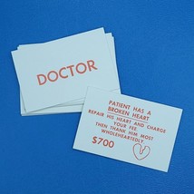 Operation Classic 12 Doctor Cards Replacement Game Piece B2176 Complete Set - £2.34 GBP