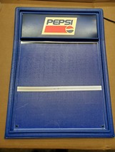 VINTAGE  Pepsi Cola Lighted Menu Board Sign Soda Bottle - £223.19 GBP