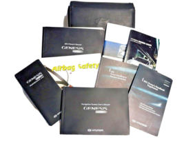 09-2012 genesis hyundai coupe owners manual guide book set of 8 booklets leather - £46.98 GBP