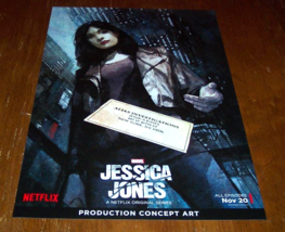 Marvel Comics JESSICA JONES TV Show Krysten Ritter Art Sketch PROMO POST... - £11.48 GBP