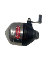 Shakespeare Spincasting Fishing Reel Silver Black and Red Works Great - £11.67 GBP