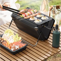 Portable Gas Grill, Compact Suitcase Design Portable Grill For, Foldable Legs - £68.37 GBP