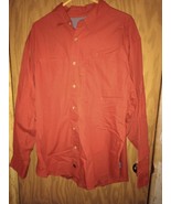 Woolrich Fishing Shirt Cross Country Tech Orange Long Sleeve Mens Size X... - £16.14 GBP