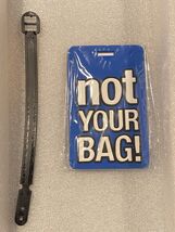 Hard Plastic 4" Luggage Tag (NOT YOUR BAG!) W/ Strap *NEW* bb1 - $9.99