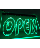 OPEN Illuminated Led Neon Sign Home Decor, Office,Shop, Lights Décor Art... - £20.77 GBP+