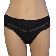 La Perla women&#39;s lace trim bikini bottom in Black - size XS - £43.94 GBP