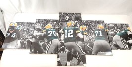 Green Bay Packers 5-Piece Canvas Wall Art Picture Photo NFL Football Rodgers NEW - £29.84 GBP