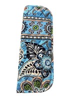 VERA BRADLEY Blue CURLING/ FLAT IRON COVER 12 x 4.25 EUC - $275.64 MXN
