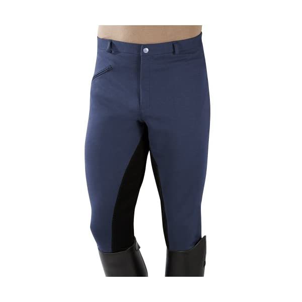 PFIFF Men&#39;s Full Seat Riding Breeches blue blue/black Size:50  - $104.00