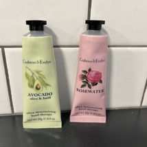 Crabtree &amp; Evelyn Rosewater &amp; Avacodo Ultra Hand Therapy 0.9 oz ea Sealed - $22.00