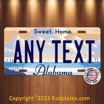 ALABAMA Sweet Home Custom Vanity Personalized ANY TEXT Aluminum License Plate A - £15.38 GBP