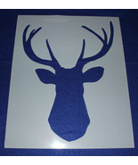 Buck-Deer Head Stencil F-Mylar 14 Mil 17.5&quot; H X 14&quot;W - Painting /Crafts/... - $24.54