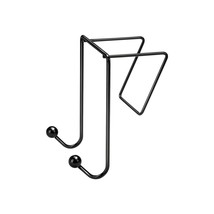 Fellowes Wire Partition Additions Plastic Double Coat Hook Black (75510) 423889 - £54.28 GBP