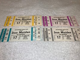 Iron Maiden 4 Unused 1988 Concert Tickets Kiel Opera House St Louis Usa Metal 1 - £14.93 GBP