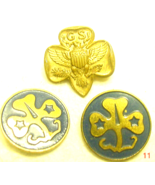 Vintage Girl Scout pins lot three 2 with safety pins and 1 Magnetic pin ... - $61.93 MXN