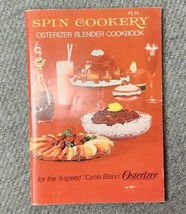 Vintage 1969 Oster 9 Speed Push Button Osterizer Spin Cookery Blender Cookbook - £4.76 GBP