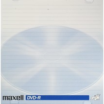 Maxell 638002 2 Hour Storage 16x Recording Speed Write Once Format DVD-R... - $12.99
