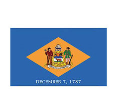 Delaware Polyester Us State Flag 3 X 5 Feet - £5.70 GBP