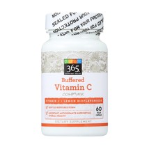 365 Whole Foods Supplements, Buffered Vitamin C w/ Bioflavonoids 500 mg, 60 Caps - £21.16 GBP