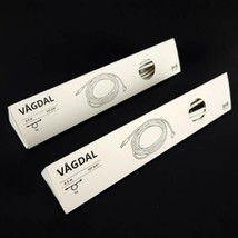 (Lot of 2) Ikea VÅGDAL Vagdal Connection Cord White 137 3/4&quot; 704.636.00 New - $33.80 CAD