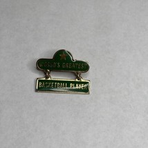 World&#39;s Greatest Basketball Player Vintage Collectible Dangle Enamel Pin... - £11.75 GBP