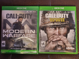 Lot Of 2: Call Of Duty: Modern Warfare [Bad Case & Artwork] + Cod Wwii Xbox One - £5.52 GBP