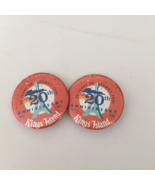 Vintage Kings island amusement park 20th anniversary pinback button pins - $24.70