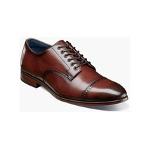 Stacy Adams William Cap Toe Oxford Leather Shoes Brown 25719-200 image 3