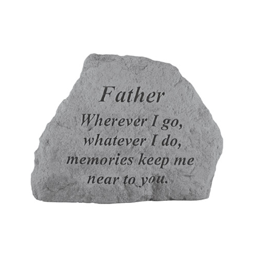 Kay Berry- Inc. Father Wherever I Go-Whatever I Do - Memorial - 6.5 Inch... - $41.79