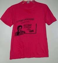 Luther Vandross Concert Shirt Vintage 1985 Cheryl Lynn Single Stitched Large - £235.67 GBP