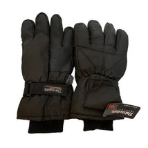 Thinsulate 3M Men&#39;s Black Gloves Classic Comfort Size Large Winter Snow - £10.41 GBP