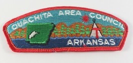 Vtg Ouachita Area Council Arkansas w/ NO Fleur Boy Scouts BSA Shoulder C... - $197.03 MXN